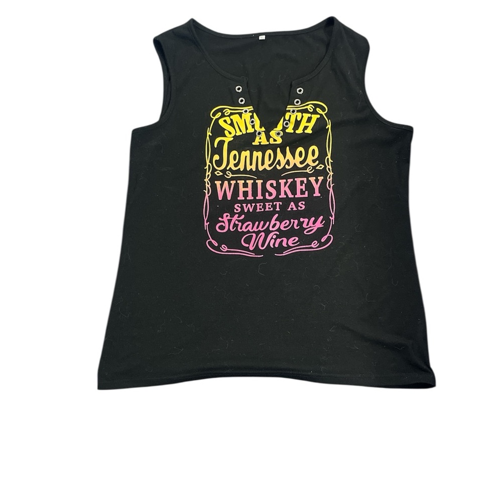 “Smooth as Tennessee Whiskey” Graphic Tank – Size XL